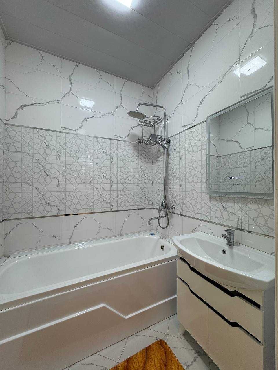 3х комнатная квартира на 4 этаже 108квм, в Самарканде