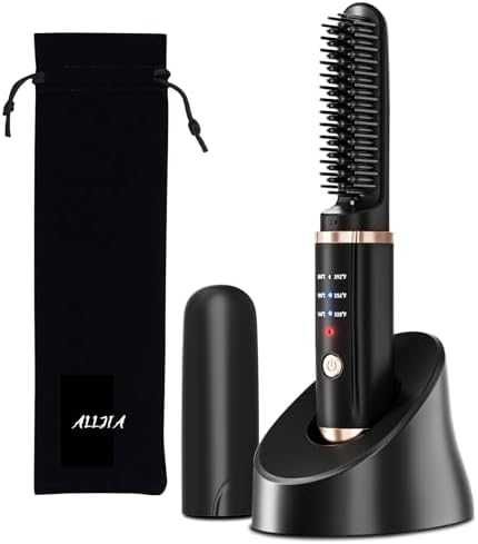 Нов Електрически гребен за брада – Бързо оформяне и изправяне мъже