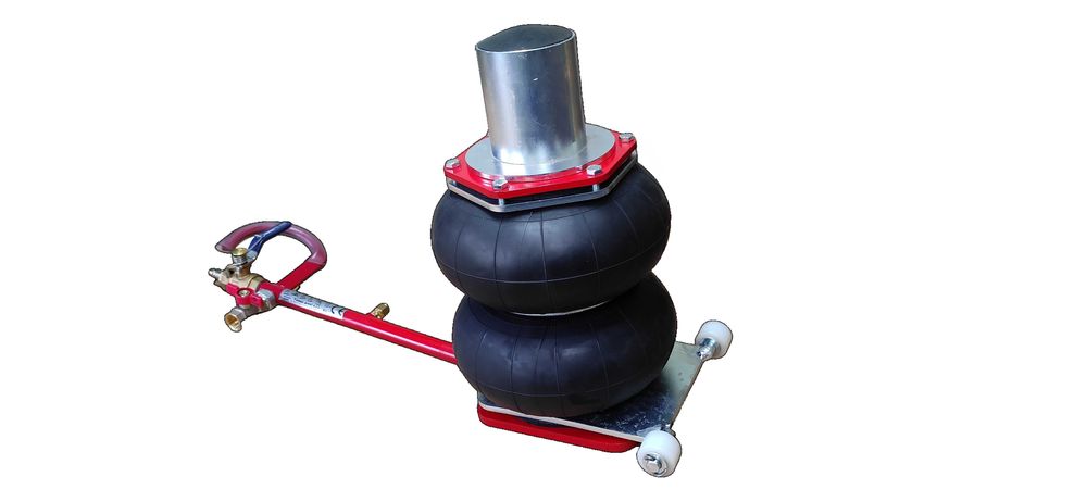 Cric pneumatic , perna aer pt.vulcanizare