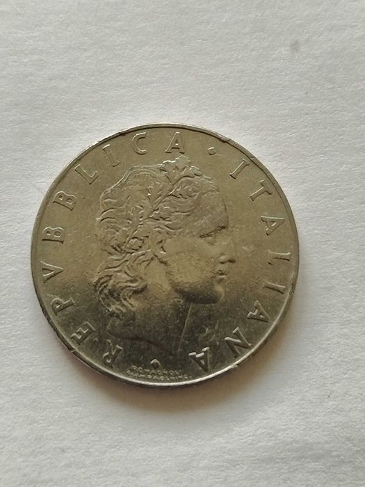 Италиянска монета – 50 Lire 1956 г.
