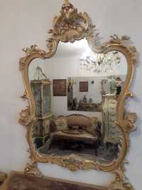 oglinda baroc venetian/mobila antica/vintage/lemn masiv/sculptata