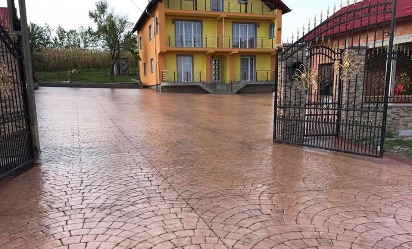 Beton amprentat la pret accesibil