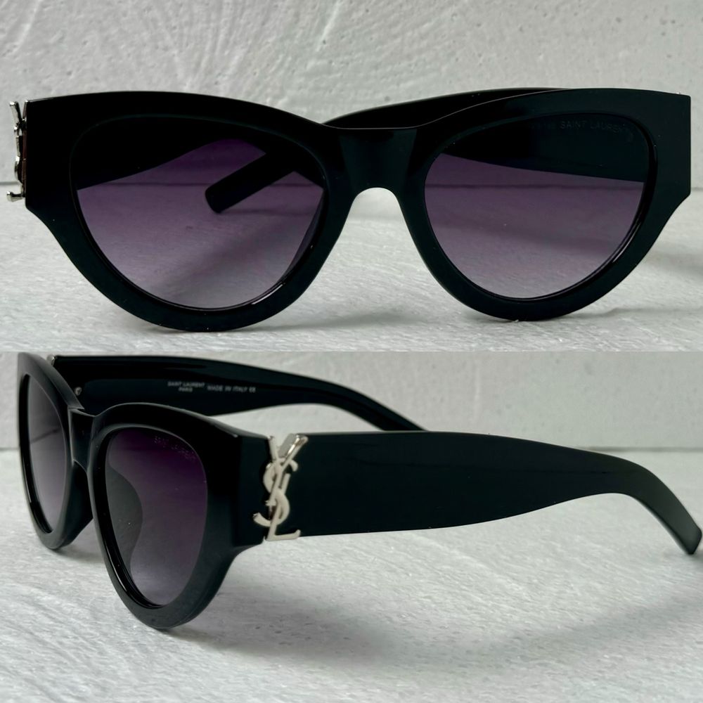 YSL Saint Laurent 2024 SL M94 дамски прозрачни слънчеви очила котка