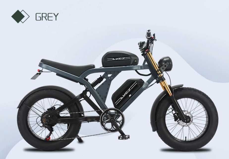 Electric Bike 1500W Rear Motor  20" Fat Tire Lithium Battery 48V 41AH