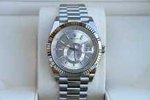 Rolex Sky Dweller Silver ETA Movement