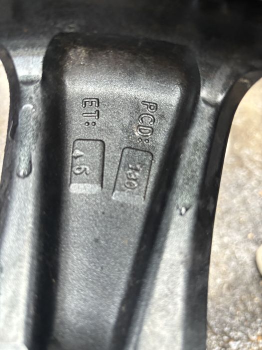 Jante R17 Touareg 5x130 Porsche ET45 senzori