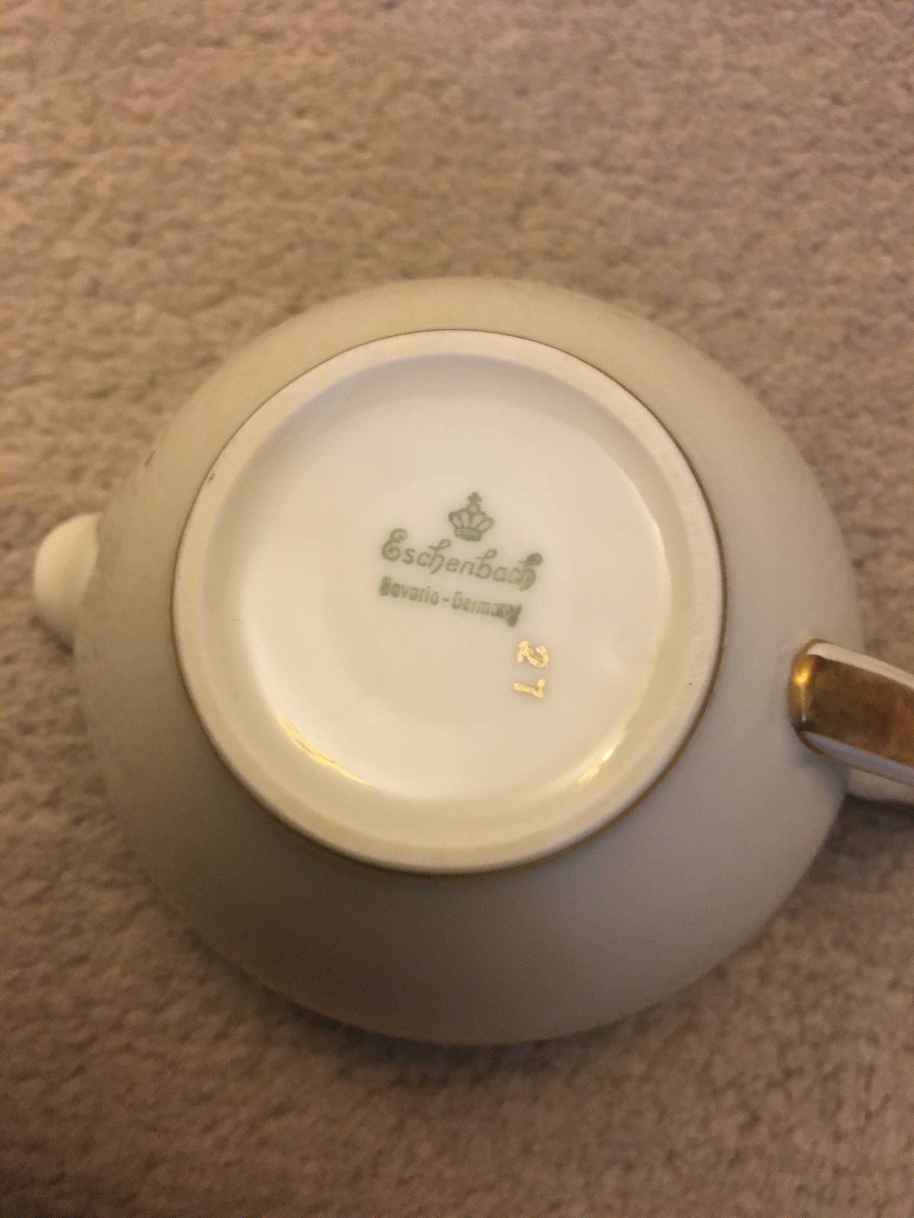 Serviciu cafea si desert portelan ESCHENBACH Germania 27 piese bibelou