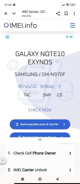 samsung galaxy note 10 exynos