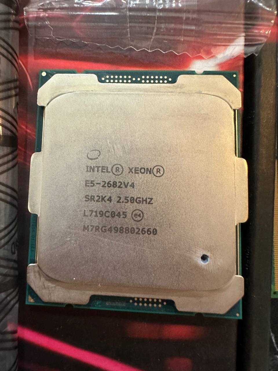 Белые комплекты  JGINYUE x99 / 2682v4 (16/32) + 32gb ddr4+ куллер