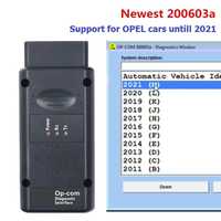 Tester OPEL OPCOM 2021 (soft 200603a) - firmware 1.67 - Pic18f458 ori