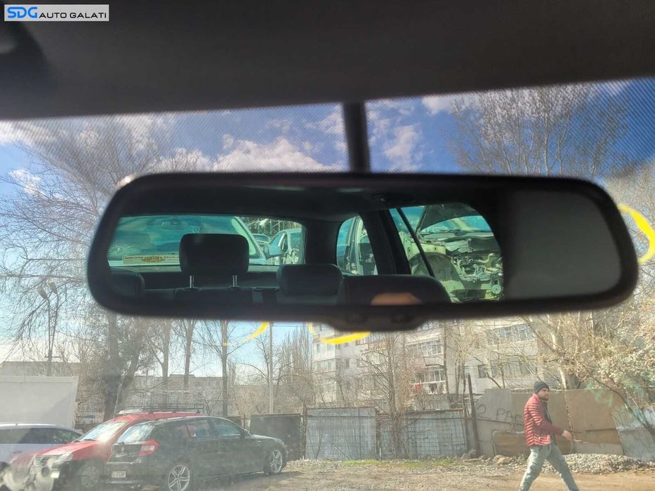 Oglinda Retrovizoare Interioara cu Senzor Neagra Skoda Octavia 2 2004 - 2013 [C3607]