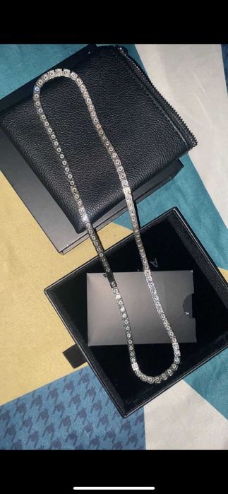 Lanț Placat Cu Aur de 18K Și Diamante VS1