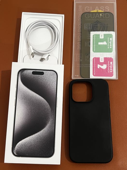 IPhone15pro 256GB White Titanium