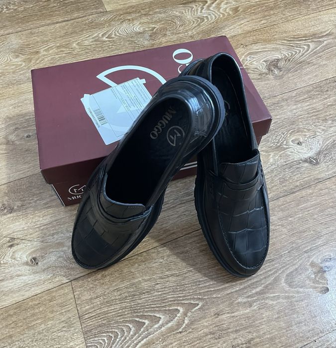 Мъжки мокасини от естествена кожа