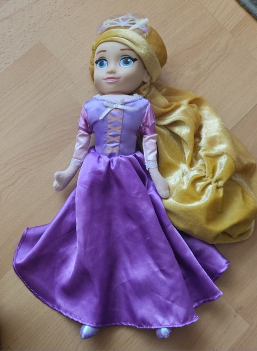 Papusa Rapunzel Disney, din plus, 38 cm