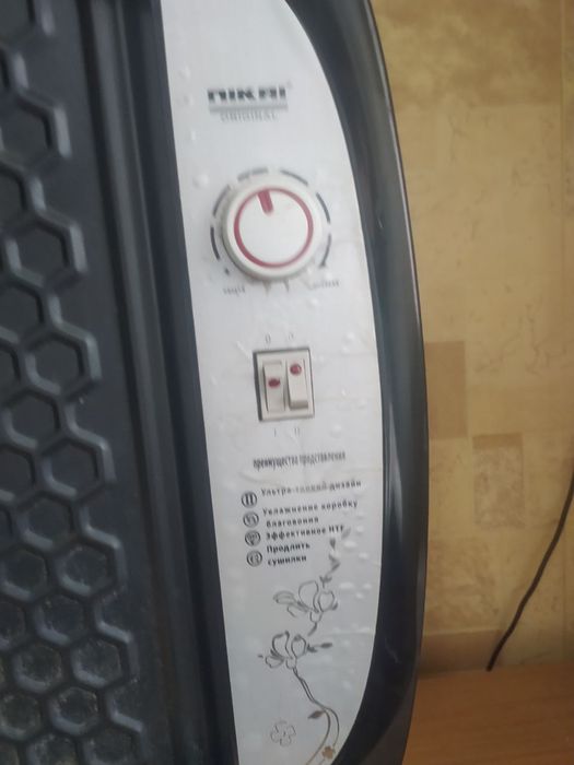 Воздушный обогреватель черный (Havo isitgich qora)