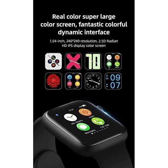 Ceas inteligent FitPro X7 1.54" HD,Bluetooth,Apeluri,Ritm Cardiac,IP67