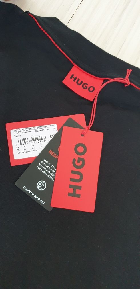 Hugo Boss HUGO Dalkan Cotton / Size XL НОВО! ОРИГИНАЛ! Мъжкa Тениска!