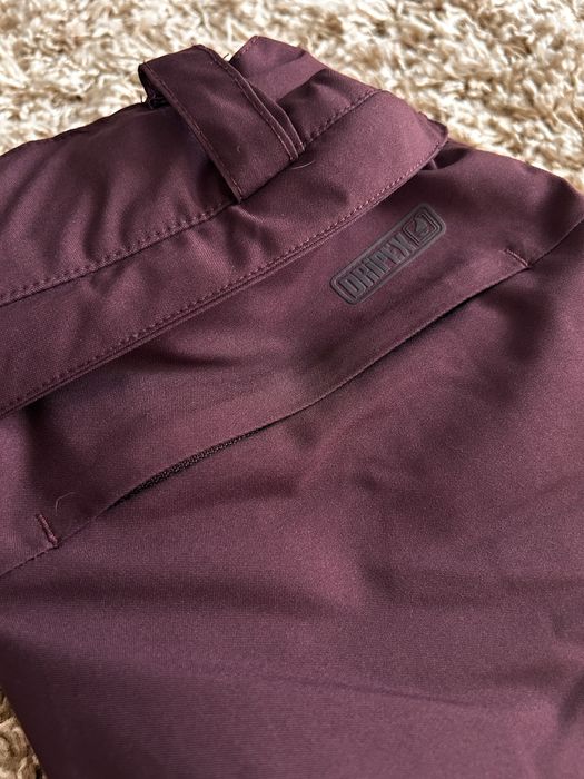 Дамски ски панталон цвят бордо