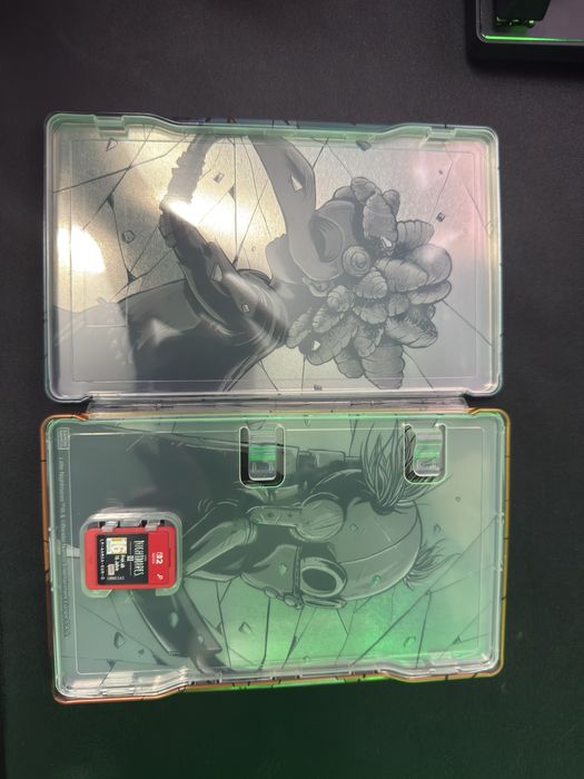 Nintendo switch 2 mario edition + husa originala + little nightmares 3