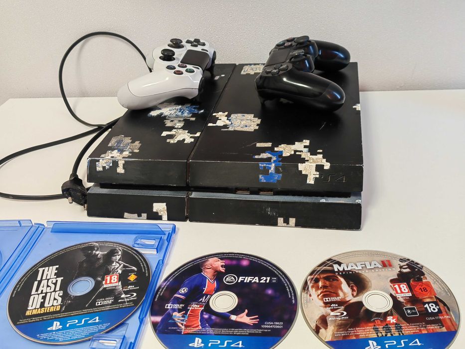 PS4 500GB рабочий, с играми