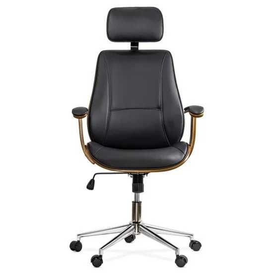 Scaun Birou Directorial Lemn si Piele DHO 1606 Modern LIVRARE GRATUITA