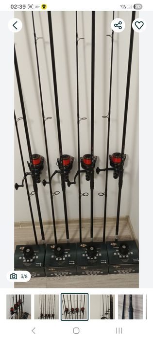 Vând set lansete Aviator