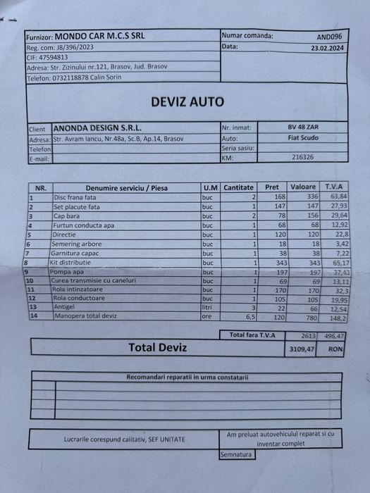 Fiat Scudo 2.0 - 2008
