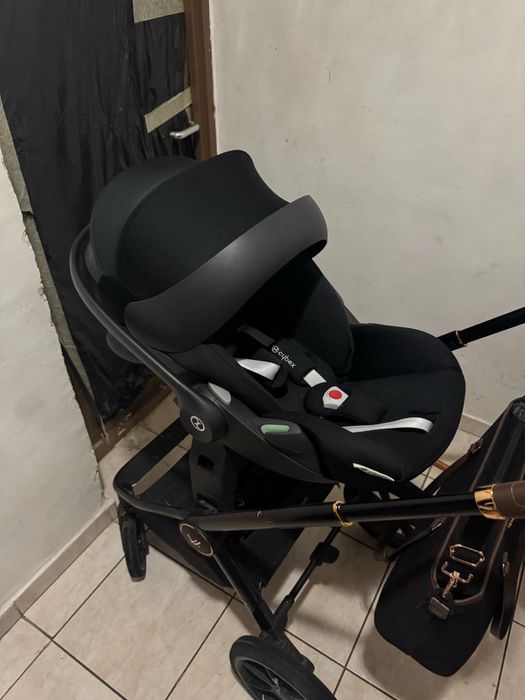 Carucior 3 in 1 Muuwo Quick SE2 + scoica Cybex Cloud + adaptoare