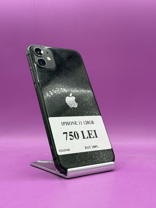 Iphone 11 128GB 100% •Amanet Matei Crangasi•82669