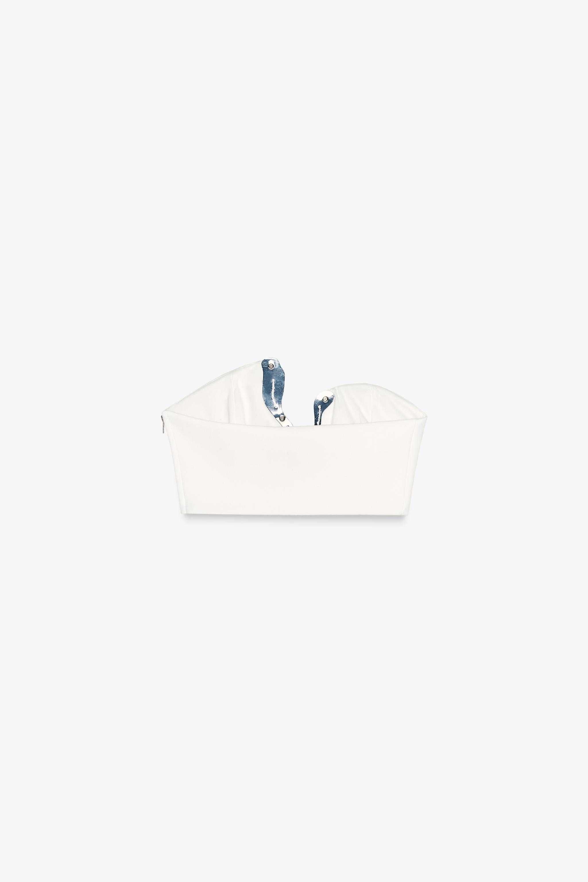 Нов топ с камъчета Zara, XS