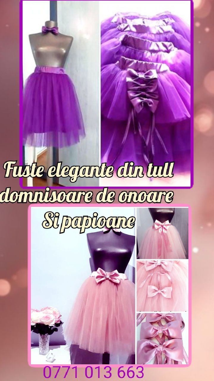 Fustite fetite serbare  Mama si fiica  Domnisoare onoare