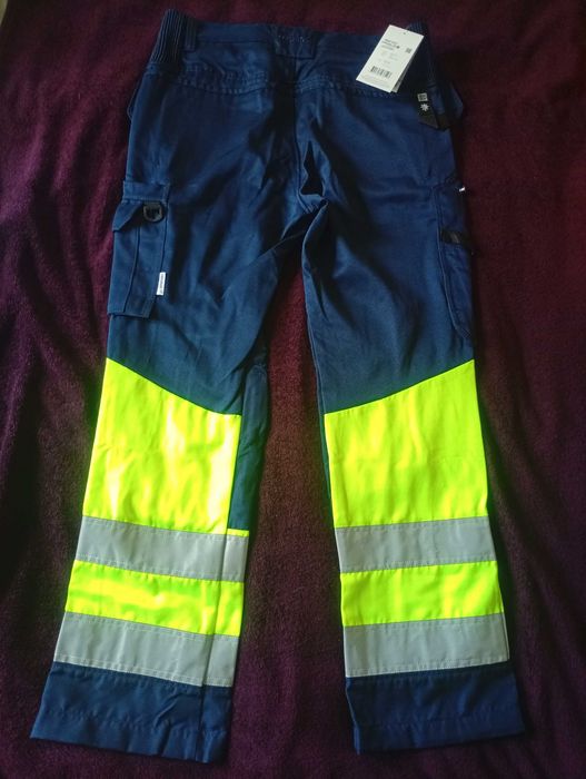 Панталон Fristads Hi-Vis Green Craftsman, клас 1 - 2640 GPLU