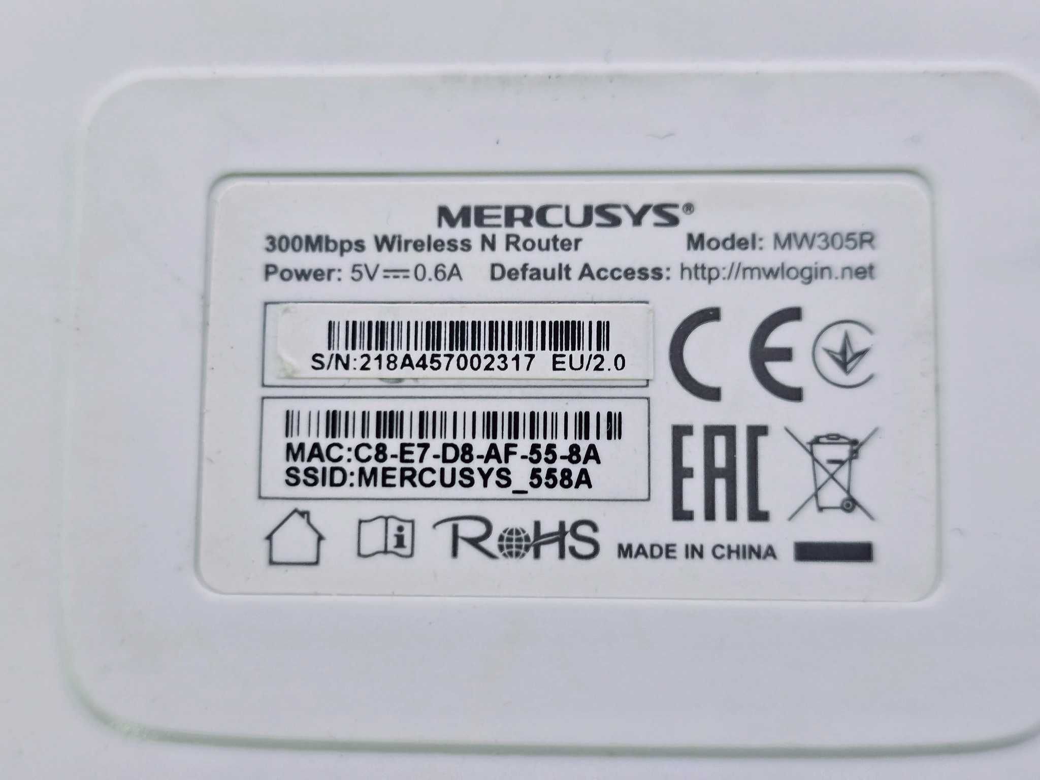 Mercusys 300Mbps Wireless N Router