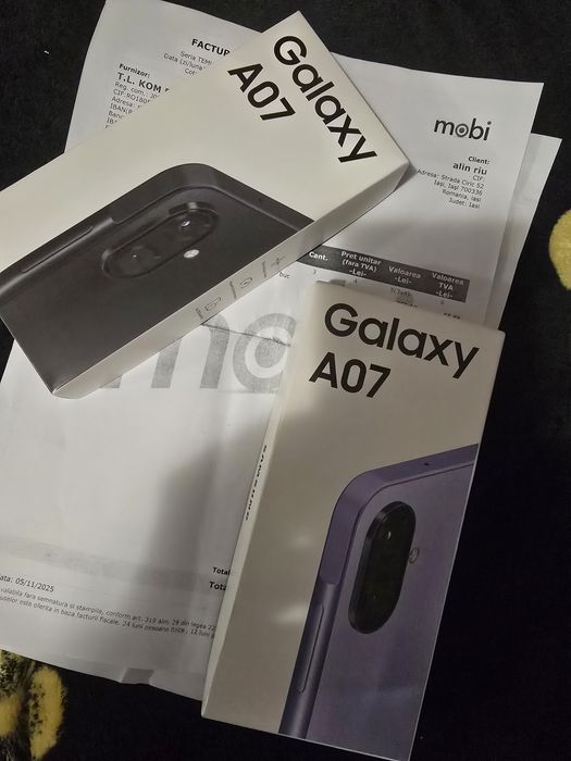 Samsung A07 4/128 GB sigilat  garanție.