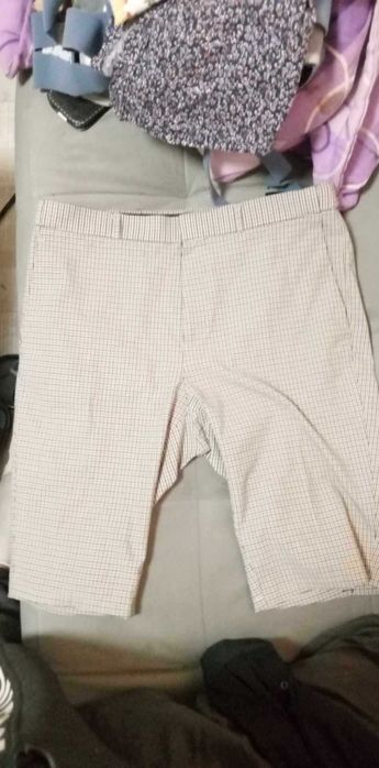 Бял мъжки джинси И къси панталони