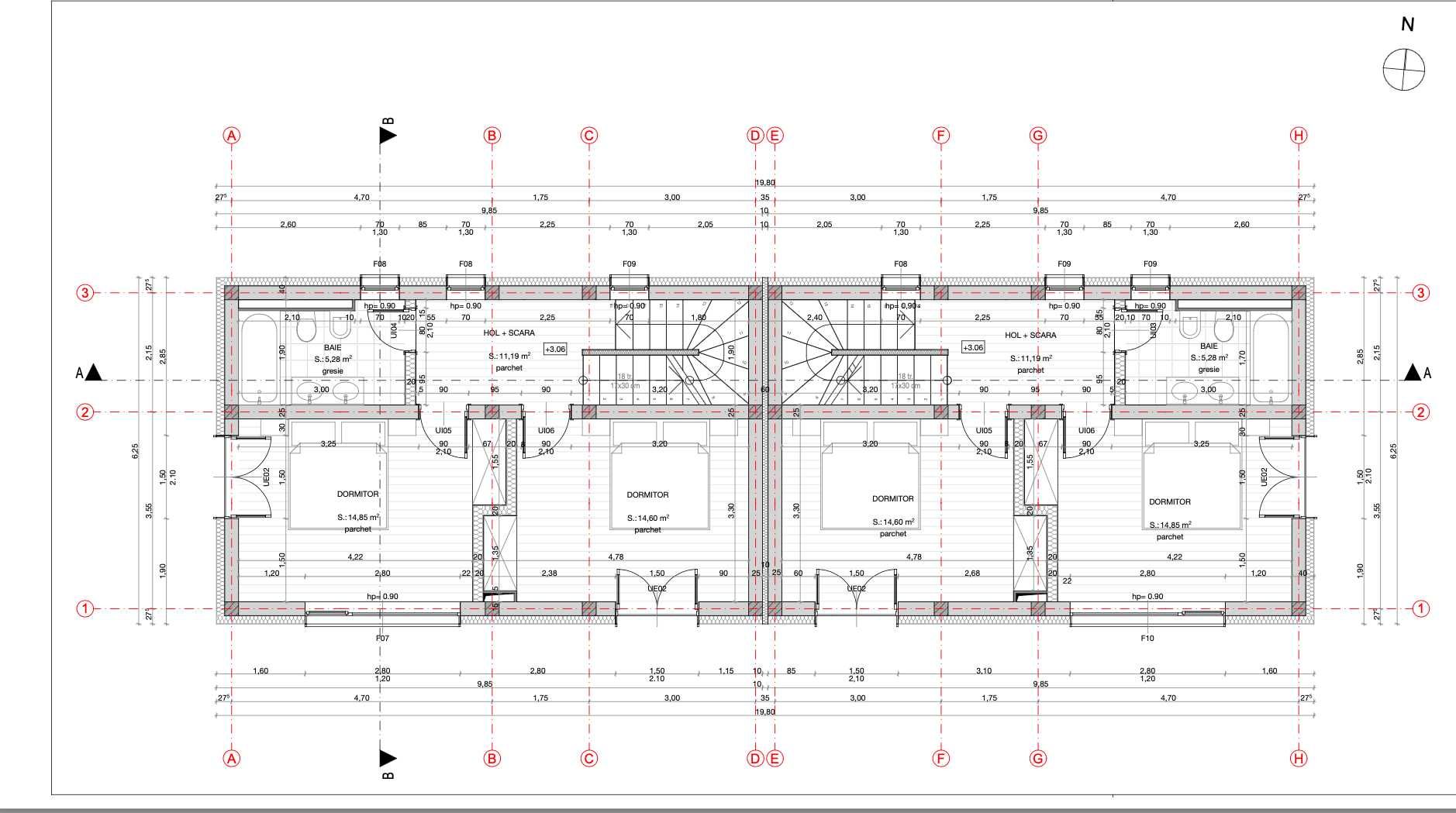 Casa tip DUPLEX, Someseni, Cluj, 127 mp, CF-uri disponibile