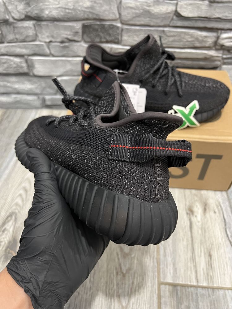 36-46 Yeezy black reflective