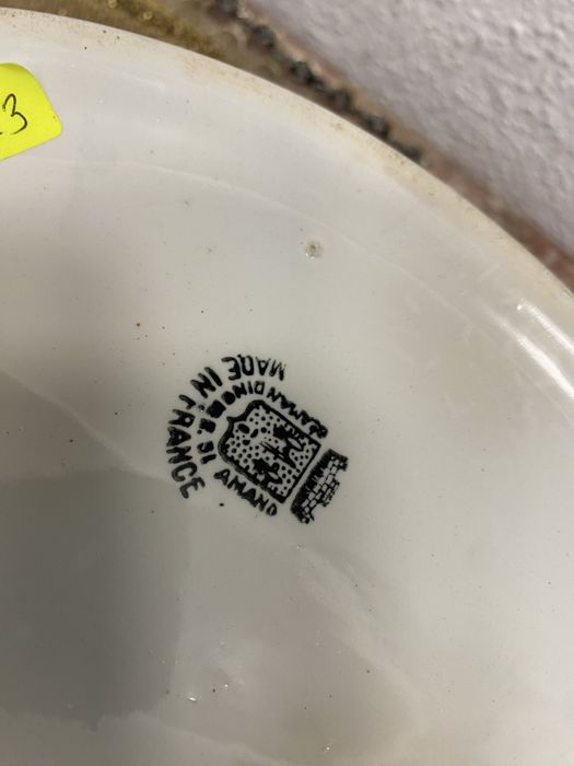 Стар френски супник от порцелан