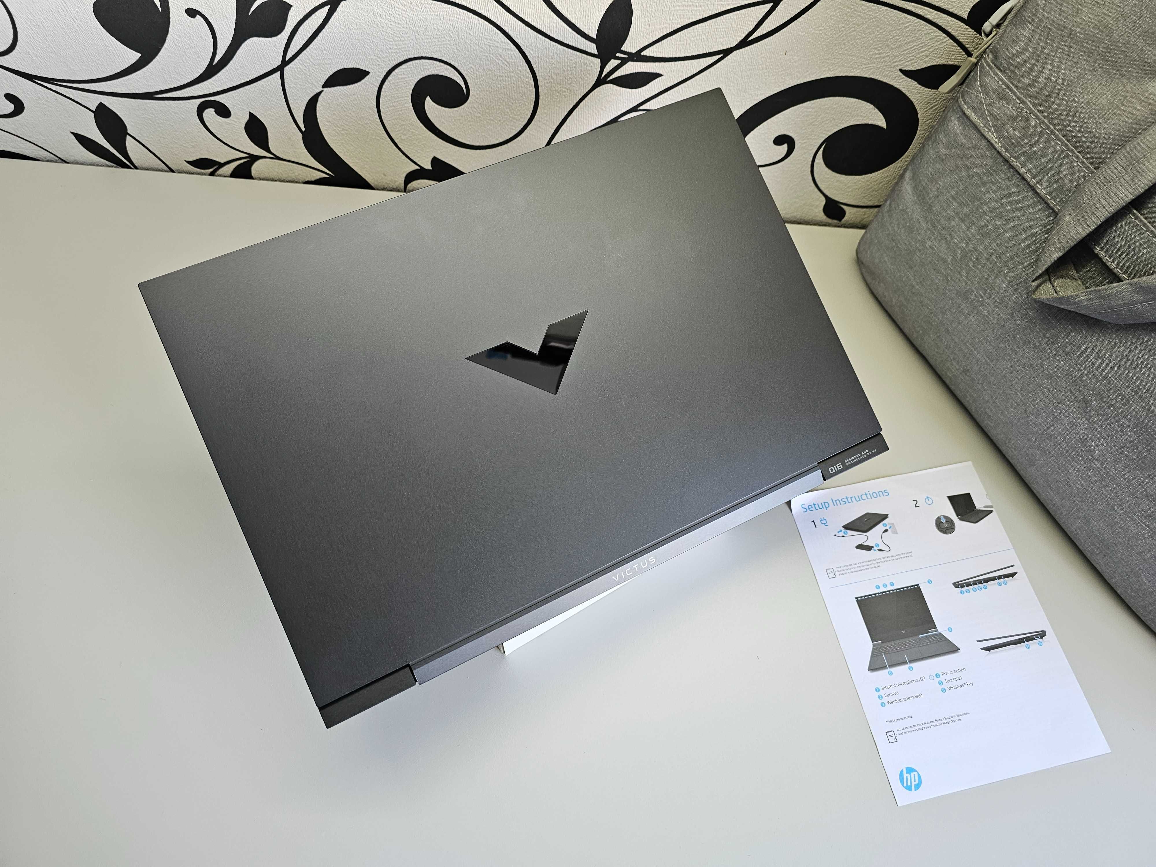 ПРОДАМ HP Victus 16" Мощный Игровой Ноутбук Core™i5-12500H и GTX1650.