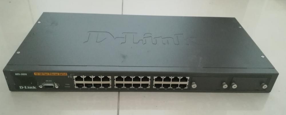 D-Link DES-3026-24 портов управляем суич 10/100-managed switch Layer 2