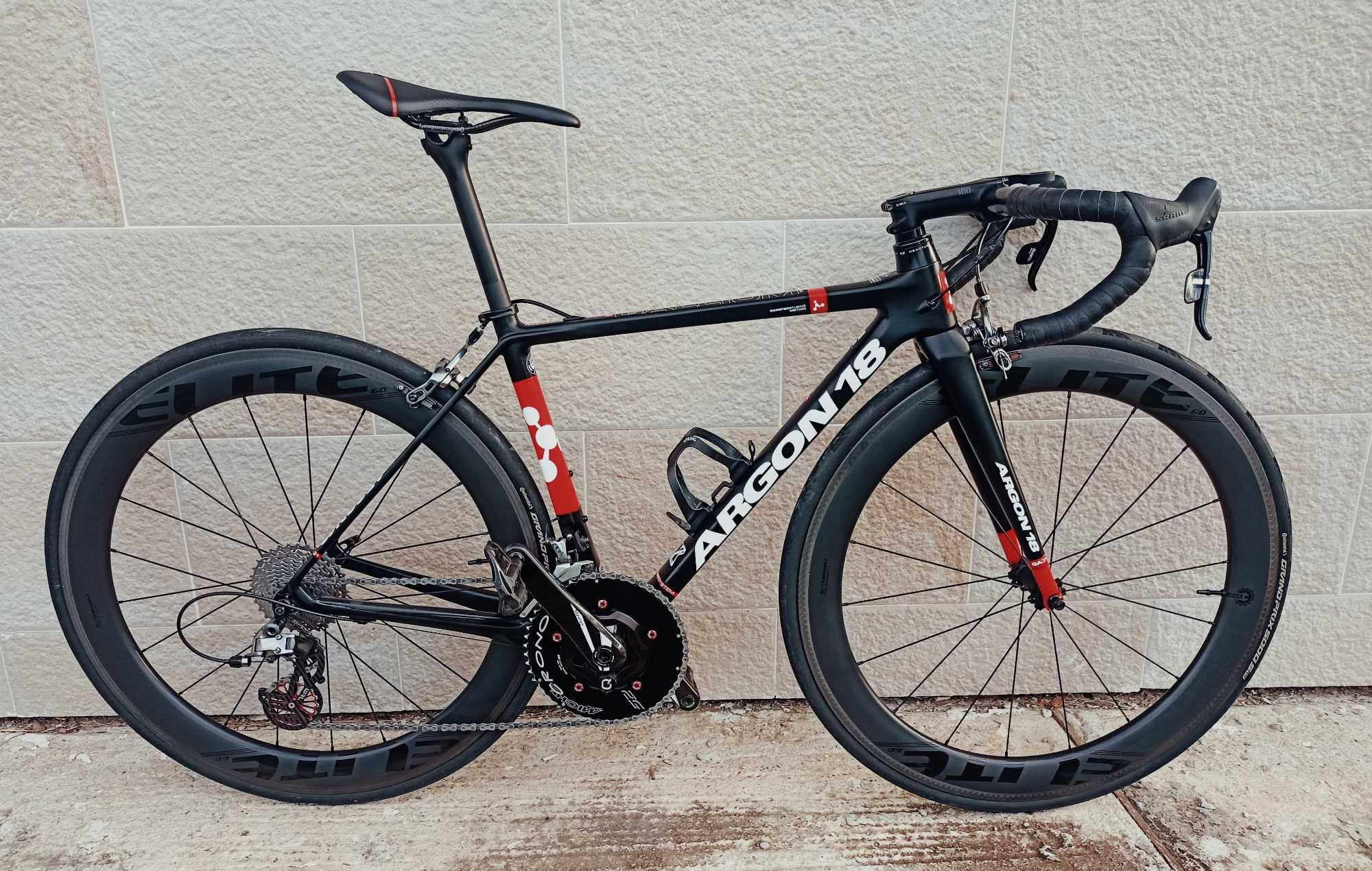 Angrenaj Powermetru SRAM-Quarq Riken Carbon  Miche Crono Aero