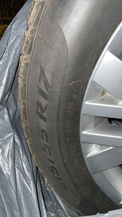 2x Pirelli 215/55 R17 94H M+S Anvelope jarna DOT 2021