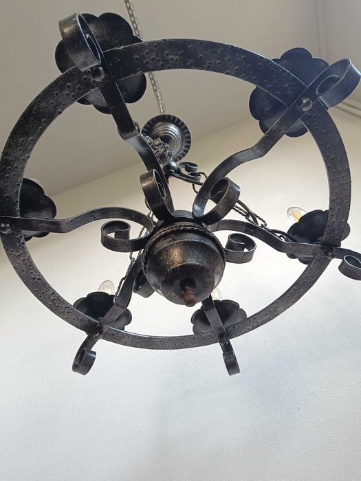 Lustră fier forjat