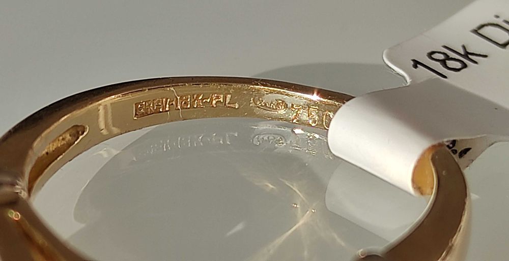 Inel 18k si platina logodna cu diamante 0.85ct