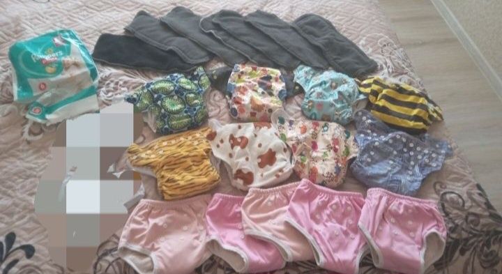 Многоразовые памперсы тканевые подгузники