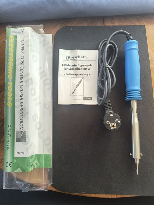 Letcon ciocan de lipit profesional 80w cu temperatura reglabila.