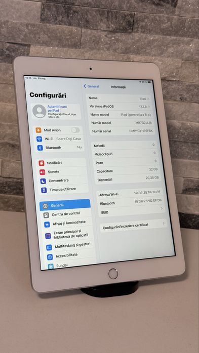  iPad 6th 10.2” 32GB / NOU / Refurbished