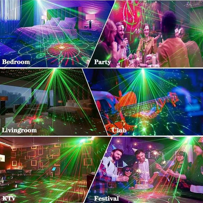 Proiector de lumini laser pentru petreceri etc.
