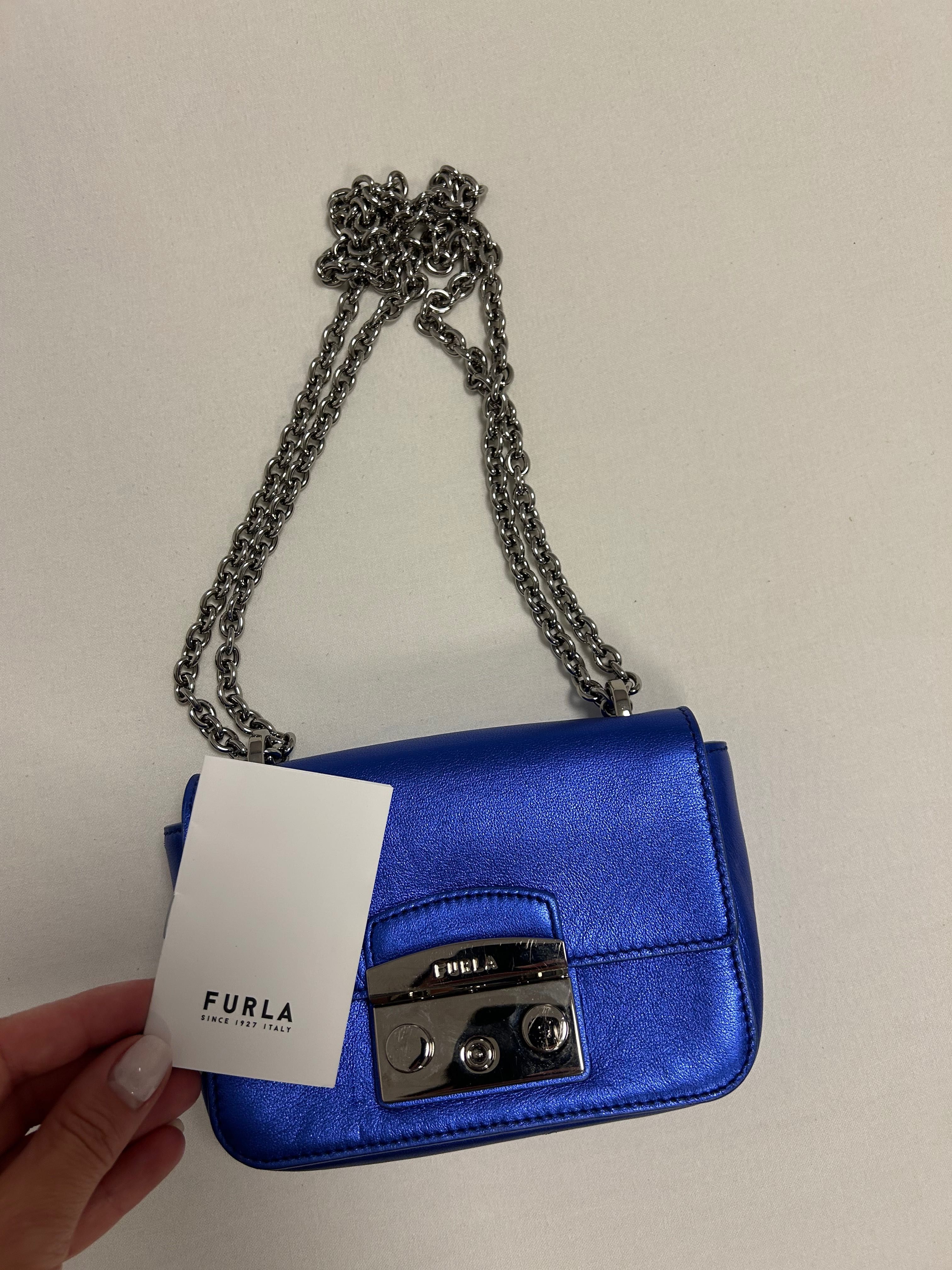 Чанта Furla от естествена кожа
